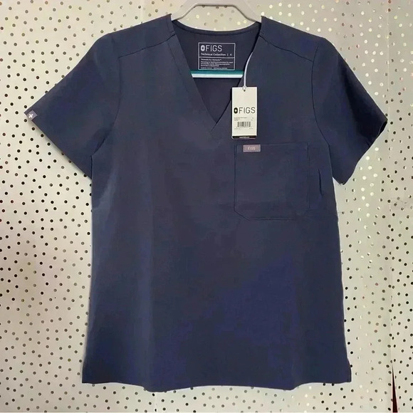 Catarina One-Pocket Scrub Top - Picture 1 of 5